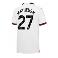 Manchester City Matheus Nunes #27 Bortatröja 2023-24 Korta ärmar